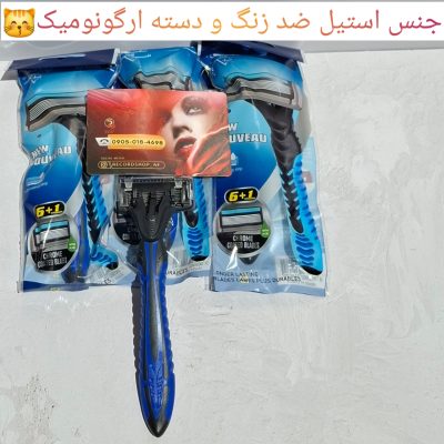 تیغ ژیلت خودتراش ۶ لبه ولف